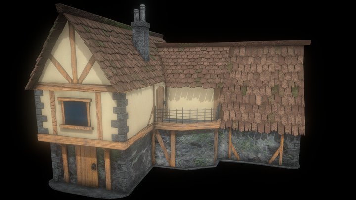 Medieval House 3D Model