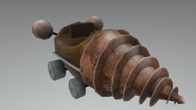 Mole Kart 3D Model
