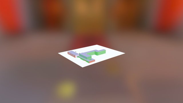 Schule 3D Model