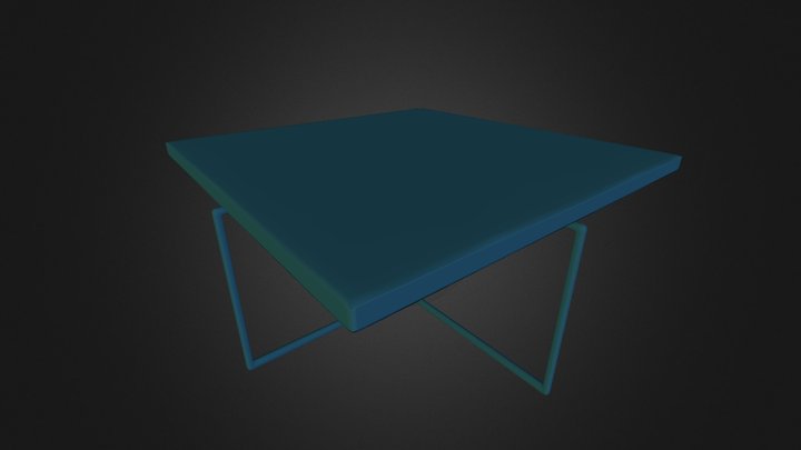 Glass Table 3D Model