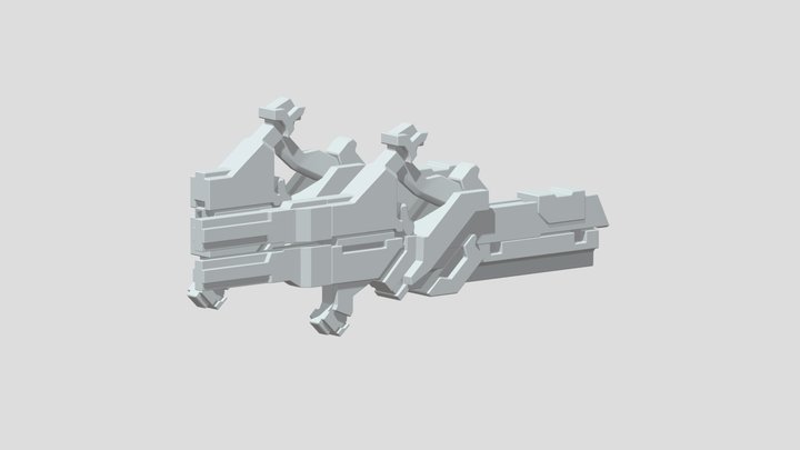 MicroRailRifle 3D Model