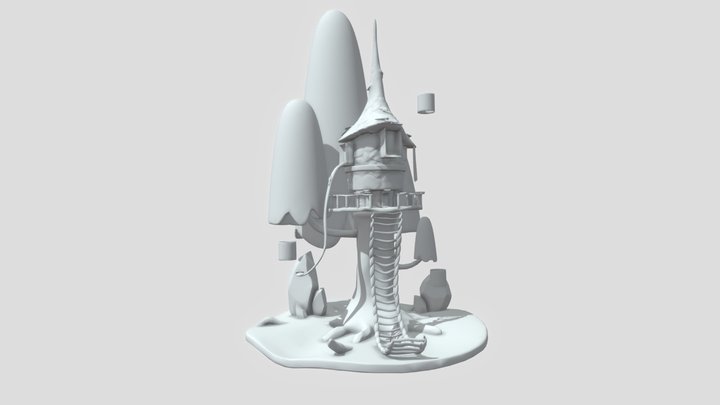 2DAE16_BonteEveline_Treehouse 3D Model