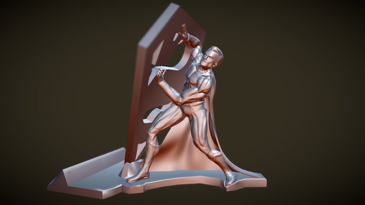 Superman Phone Holder 3D Model