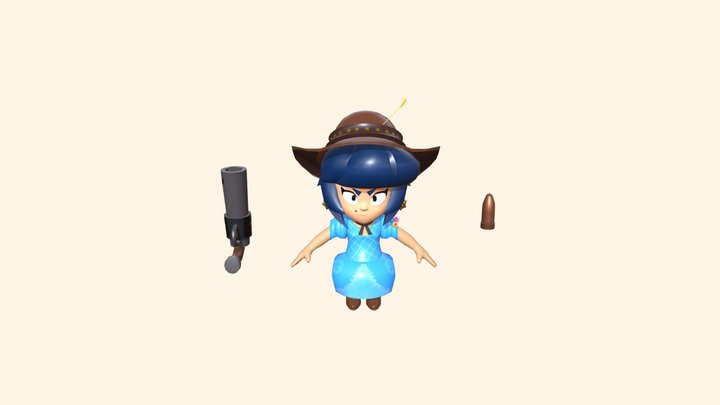 Brawl Stars A 3d Model Collection By Game District Game District Sketchfab - brawl stars bibi 3d model