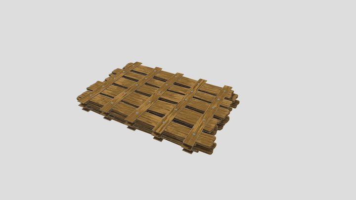 Wooden Pallet 3D Model
