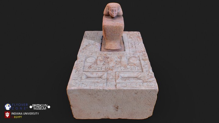 3D rendering of Statue of Ipepy