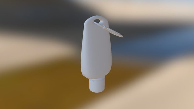 Keychain Bottle 3D Model