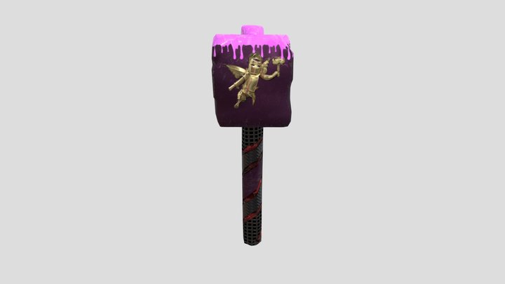 Cupid Feelings Hammer 3D Model