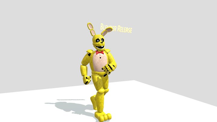 Sprinng Bonnie Silver Eyes 3D Model