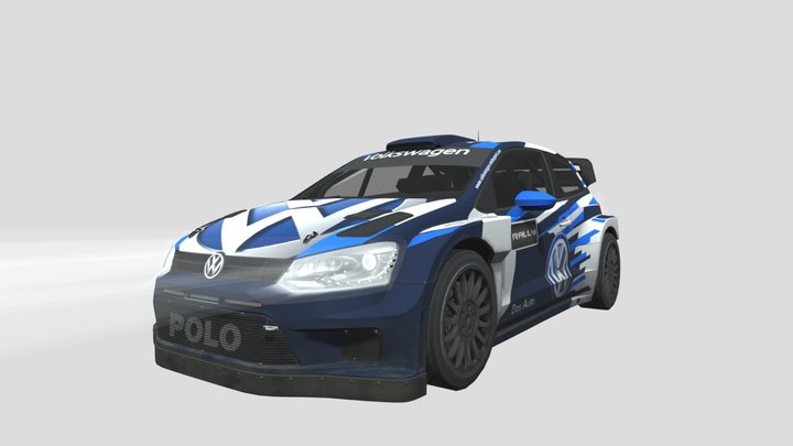 volkswagen polo r wrc – Kostenloses 3D-Modell STL