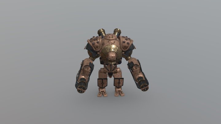 SteamBot 3D Model