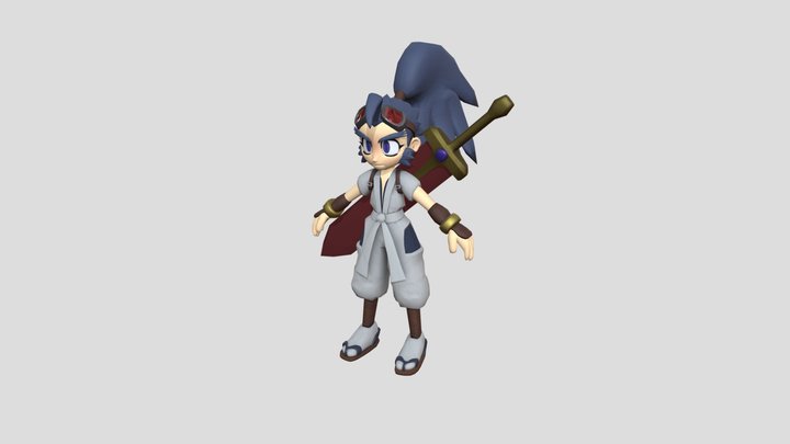 Brave Fencer Musashi 3D Model