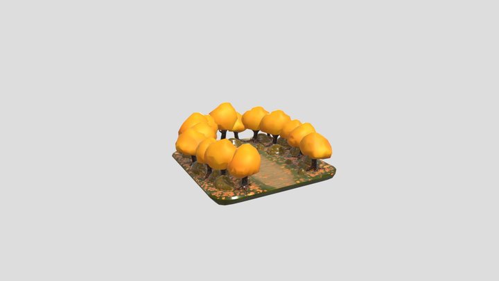Final composition - Over the garden wall scene 3D Model