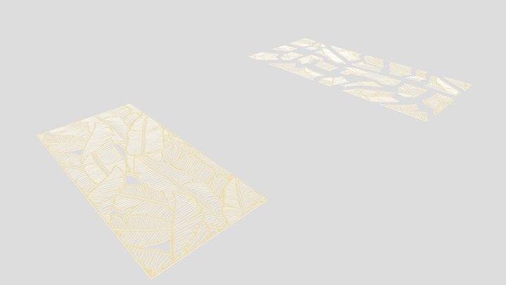 Латунное панно 3D Model