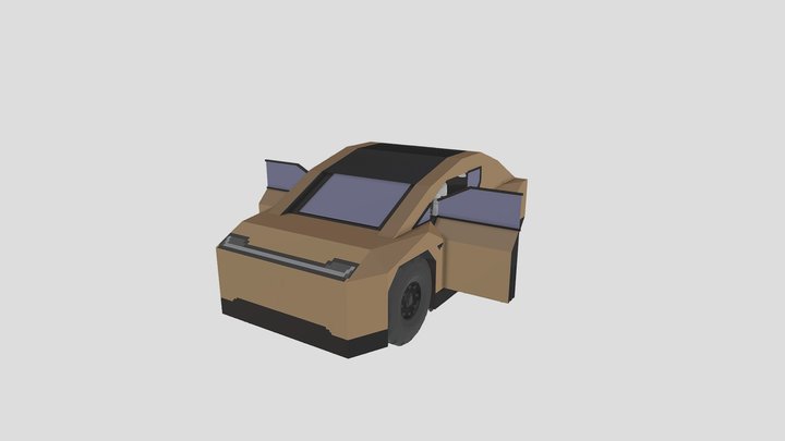 Tesla Cybercab 3D Model