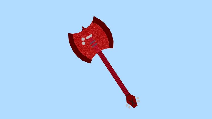 Marceline's Axe/Guitar (Adventure Time) 3D Model