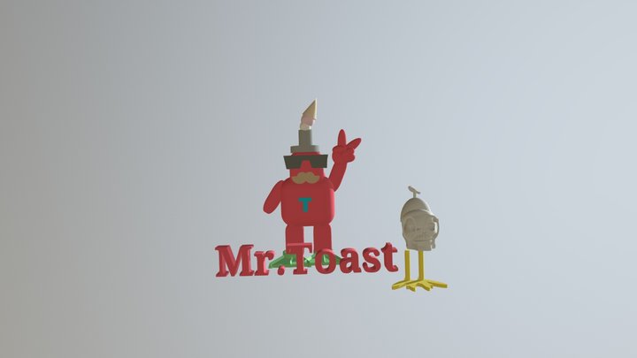 Mr.Toast 3D Model