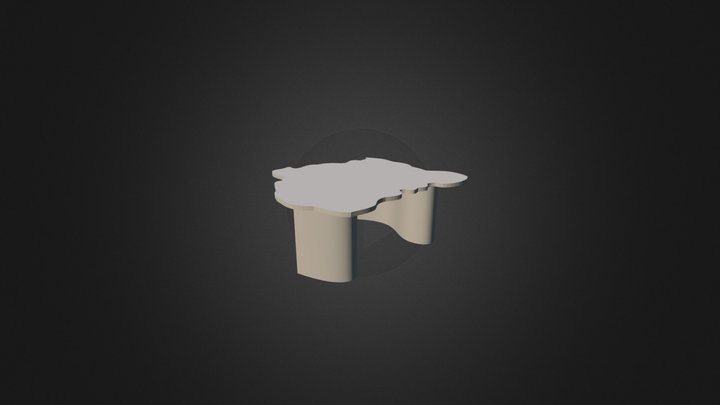 Lace Table 01 3D Model