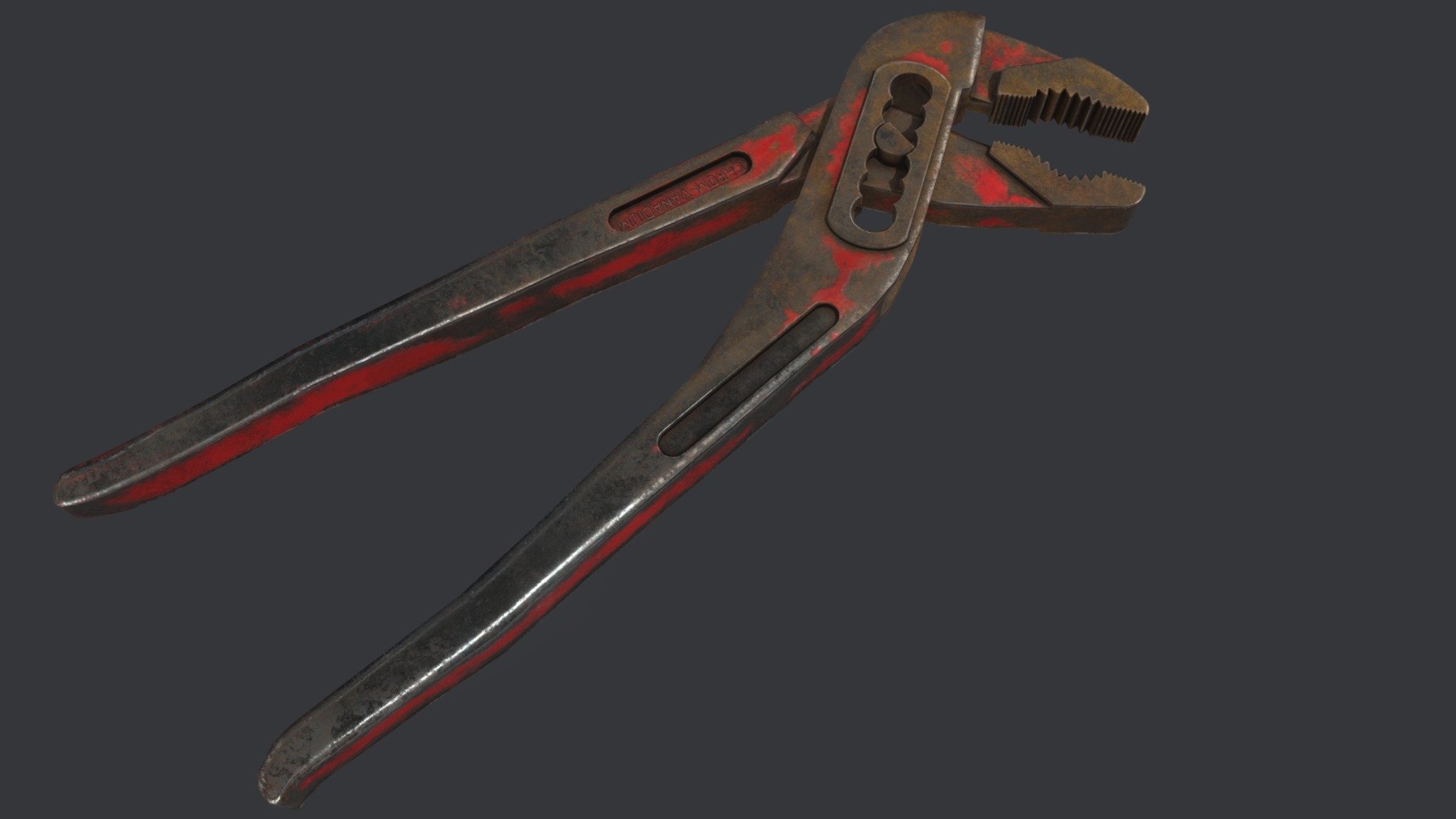 Old pipe wrench
