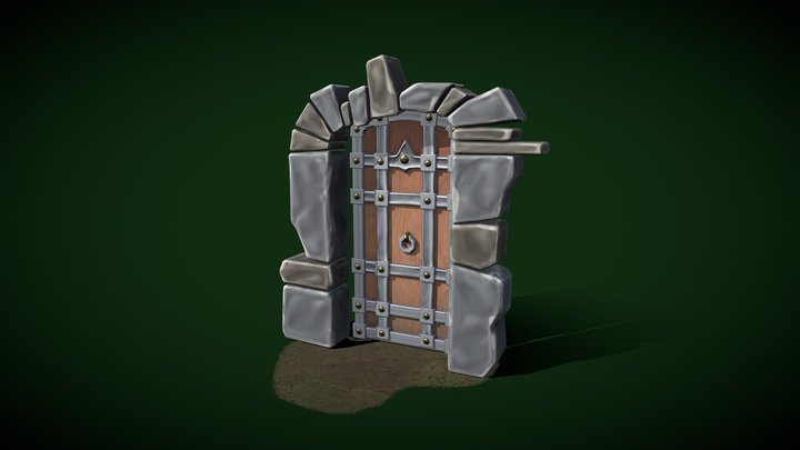 STYLIZED DOORS #2 3D Model