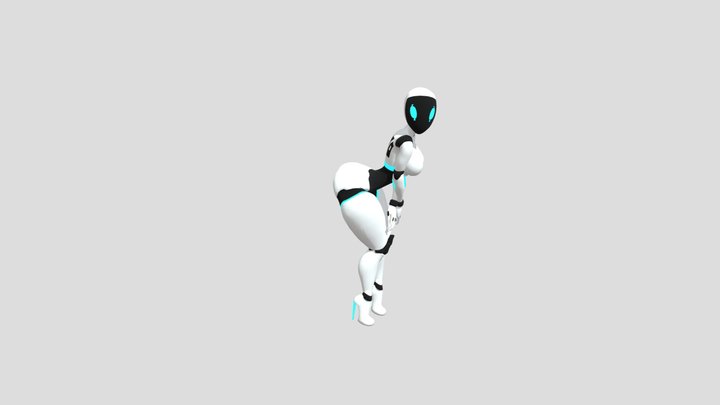 Female Standing Pose 3D Model
