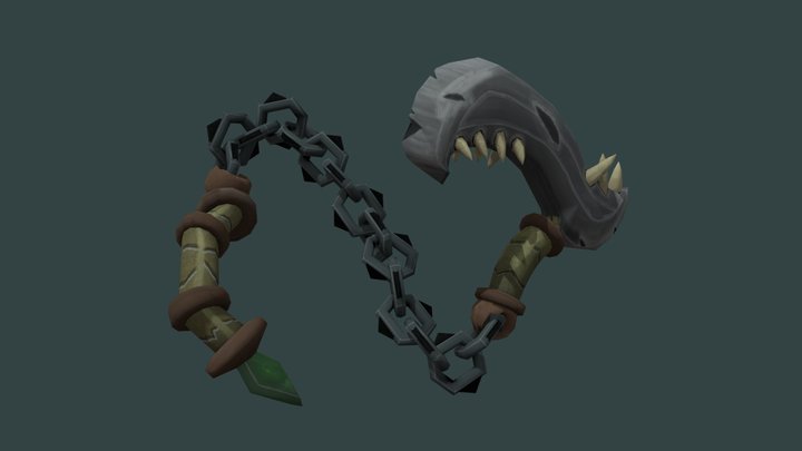 Weaponcraft - Chained Scythe 3D Model