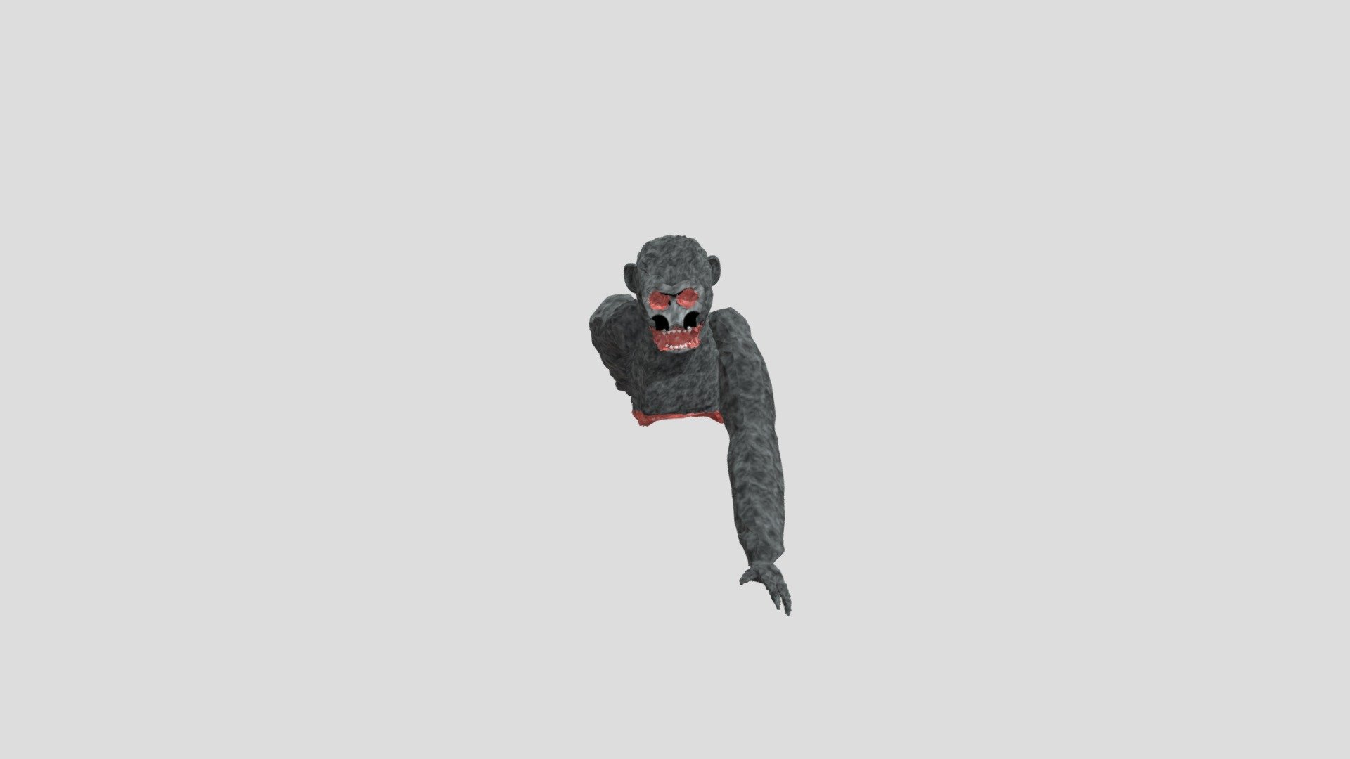 primal fear with scary baboon textures - Download Free 3D model by Moe ...