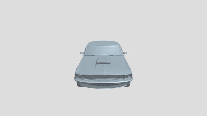 Muscle Car 3D Model