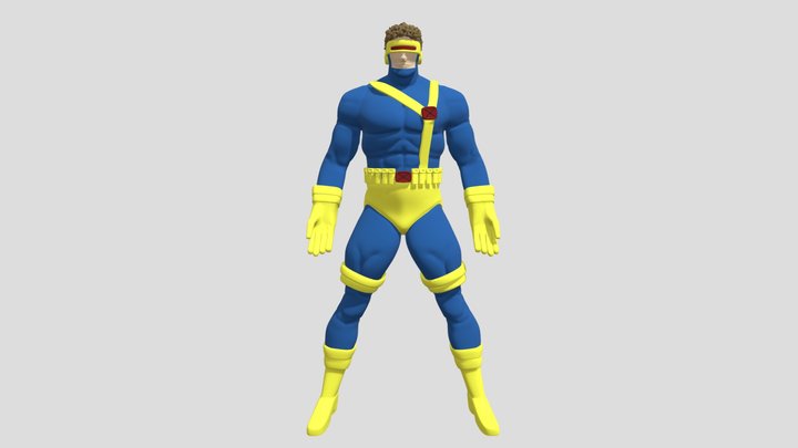 Marvel Comics Cyclops 3D Model