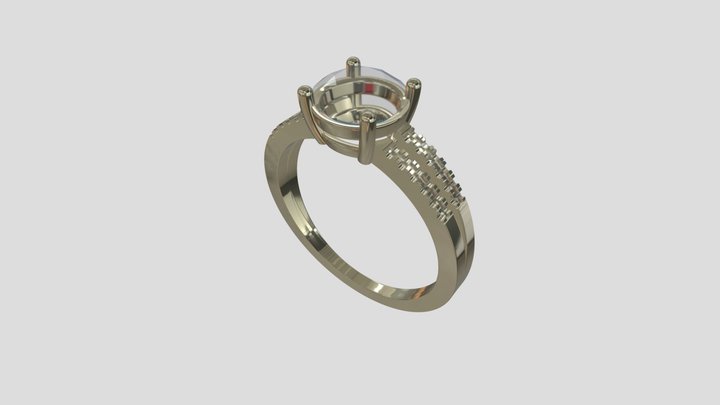 AGRG011 goldring wedding engagement luxury – Kostenloses 3D-Modell STL