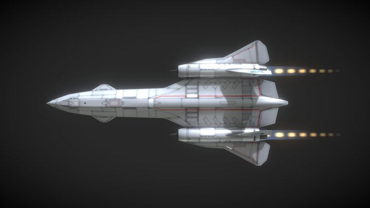 General Resource RF-12A2 Blackbird II 3D Model
