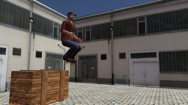 Truck driver 3D Model