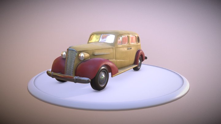 1937 Chevy Sedan 3D Model