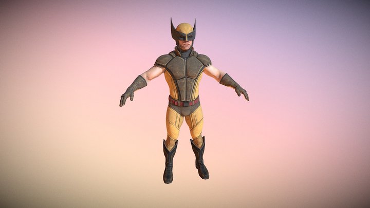 Wolverine 3D Model