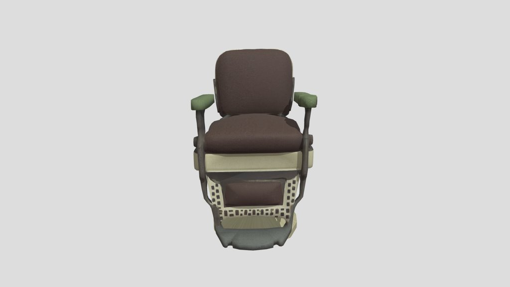 1960s Barber Chair