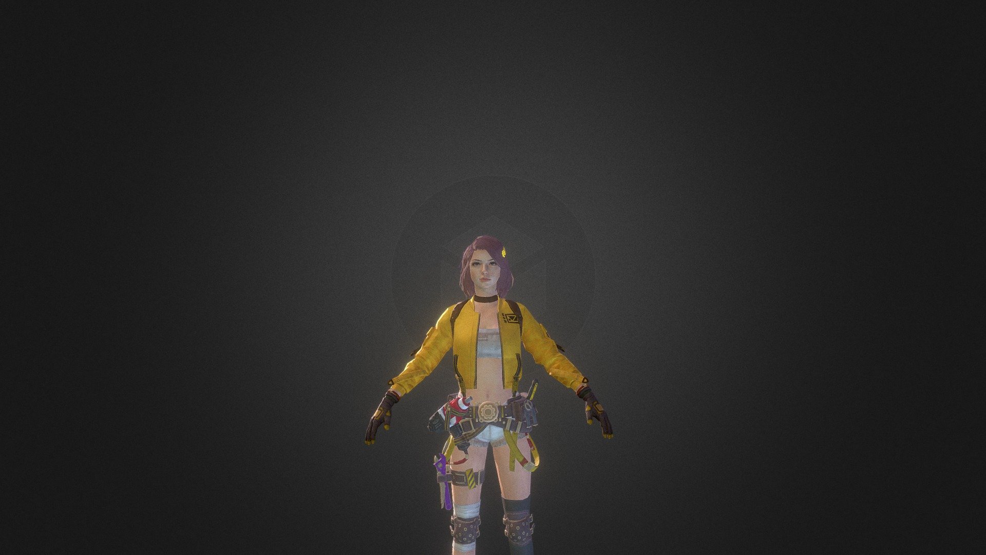Max sara3d model-by levinx-gaming