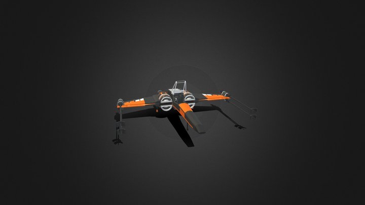 X Wing Starfighter (Star Wars The Force Awakens) 3D Model