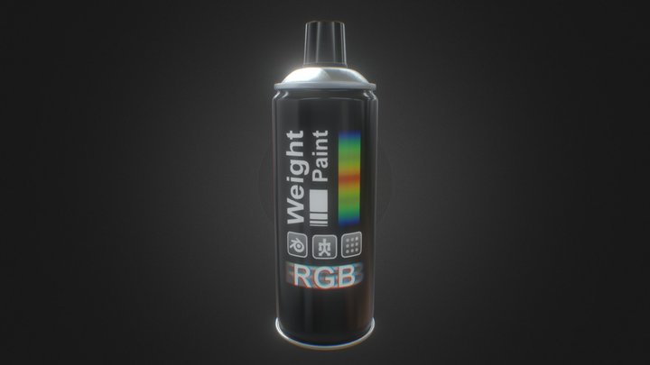 Spray Paint 3D Model