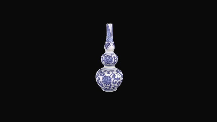 Porceline Vase Replica 3D Model