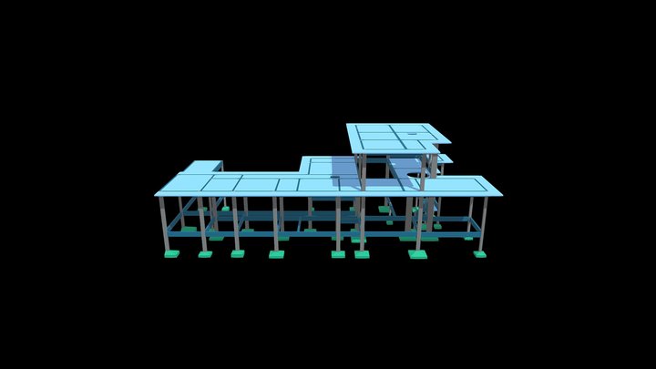 Estrutura Larissa e Ralph 3D Model