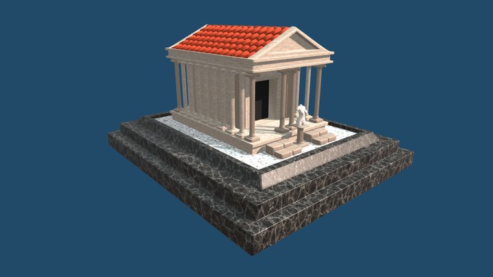Aphrodite Temple 3D Model