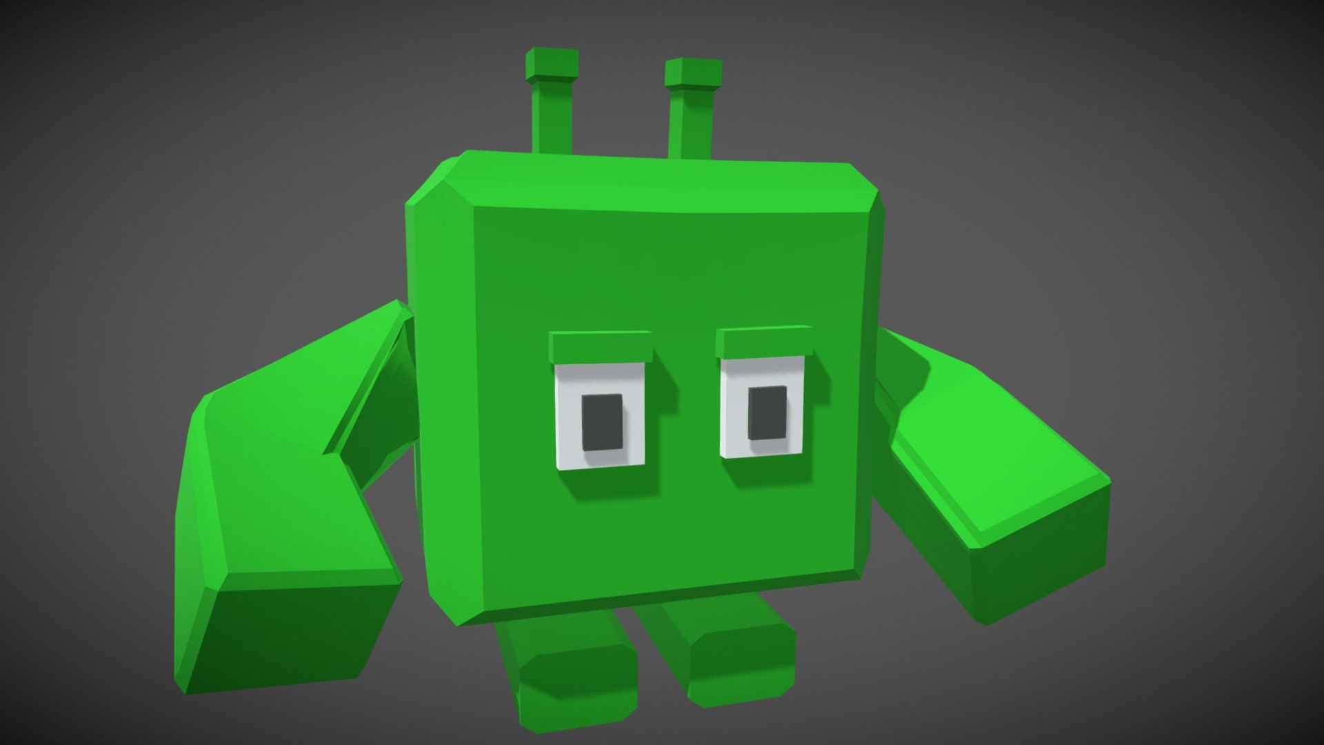 Lowpoly fantasy Character named Cuby - Buy Royalty Free 3D model by ...