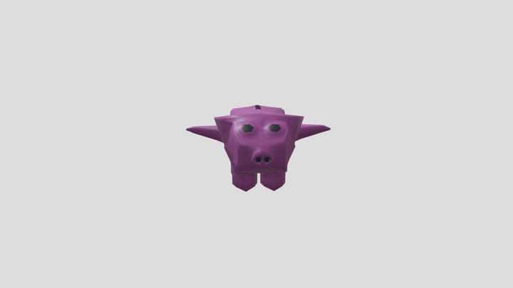 Iggy Piggy, the flying piglet 3D Model