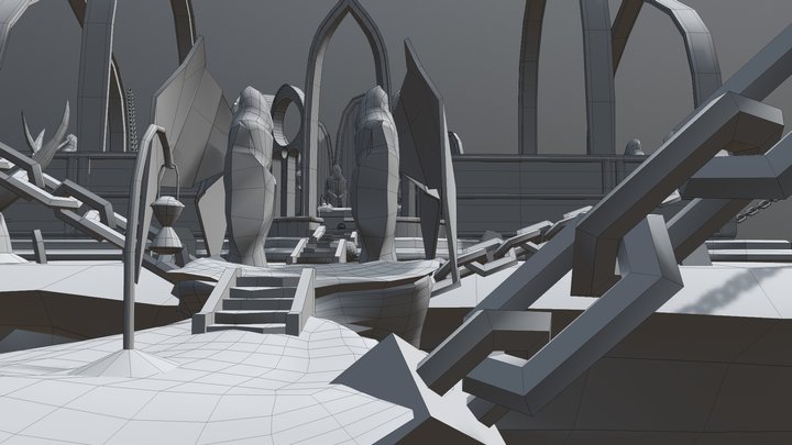 Death's Hourglass 3D Model
