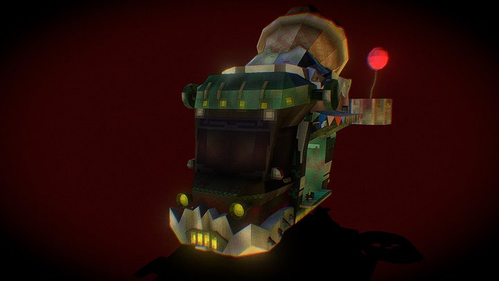 Ice Cream Truck 3D Model