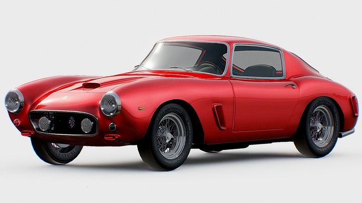 Ferrari 250GT SWB Berlinetta | www.vecarz.com – Modello 3D gratuito STL