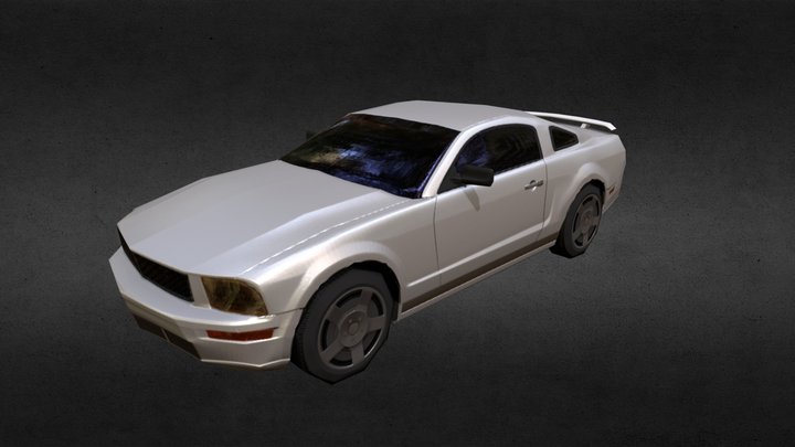 Car Low-Poly 3D Model