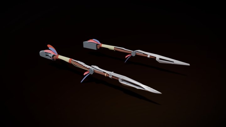 Aloy's spear 3D Model