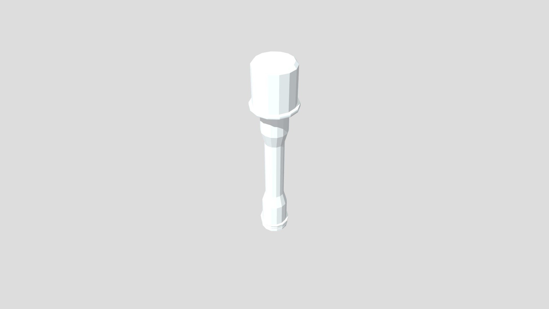 Low-Poly German M24 hand grenade