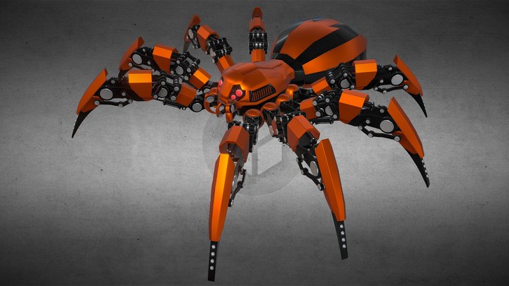 Mechanical Spider 3D Model